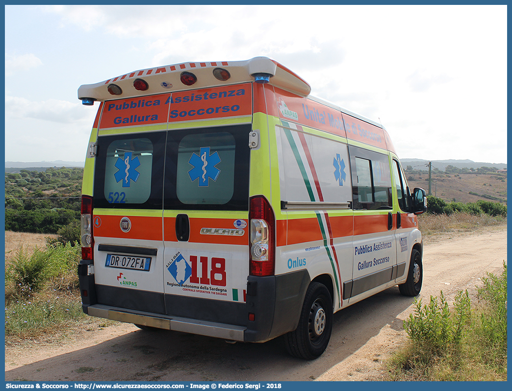 4
Pubblica Assistenza Gallura Soccorso
Fiat Ducato III serie
Allestitore Orion S.r.l.
Parole chiave: Pubblica;Assistenza;Gallura;Soccorso;Fiat;Ducato;X250;Orion