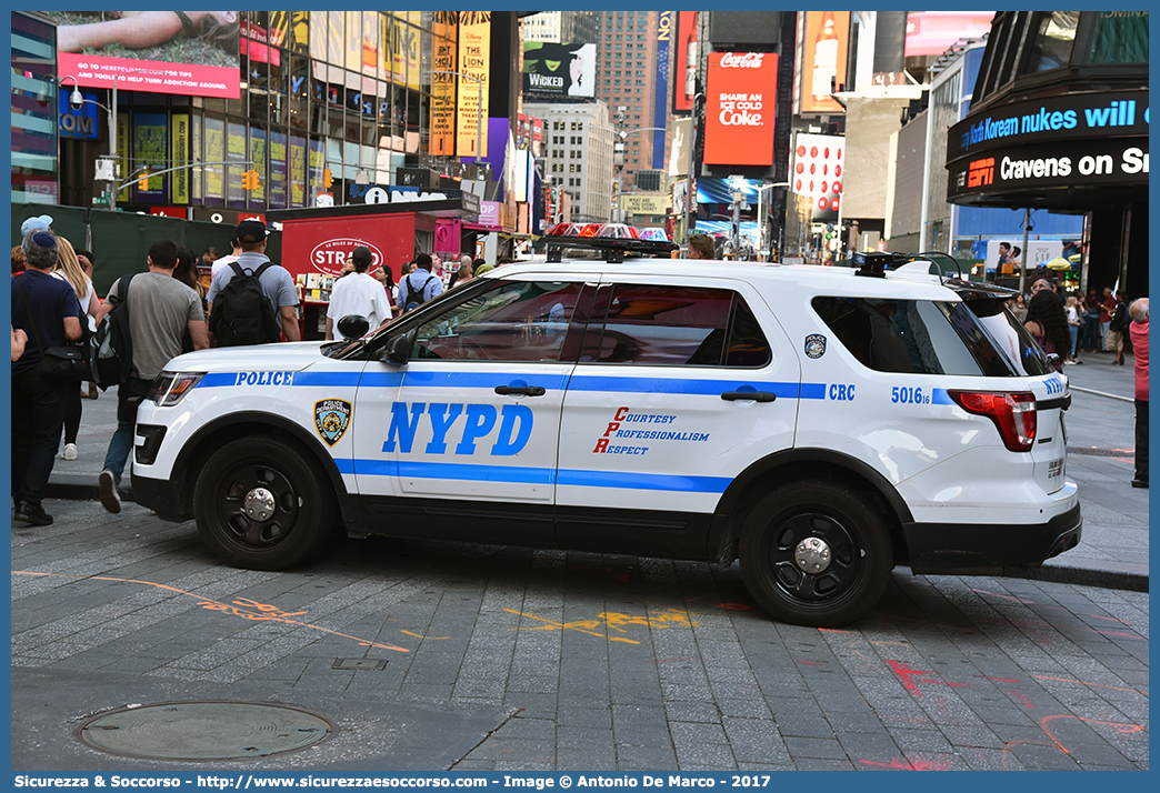 5016
United States of America
New York Police Department
Critical Response Command
Ford Explorer V generation
Parole chiave: USA;U.S.A.;United;States;of;America;NYPD;N.Y.P.D.;New;York;Police;Department;CRC;C.R.C.;Critical;Response;Command;Ford;Explorer