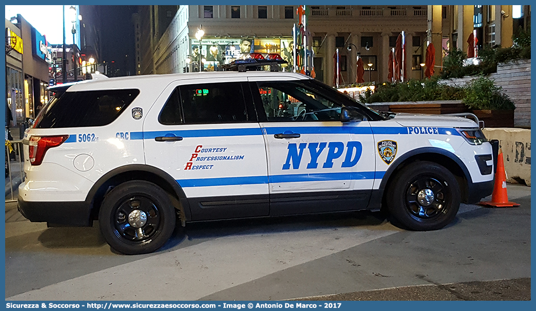 5062
United States of America
New York Police Department
Critical Response Command
Ford Explorer V generation
Parole chiave: USA;U.S.A.;United;States;of;America;NYPD;N.Y.P.D.;New;York;Police;Department;CRC;C.R.C.;Critical;Response;Command;Ford;Explorer