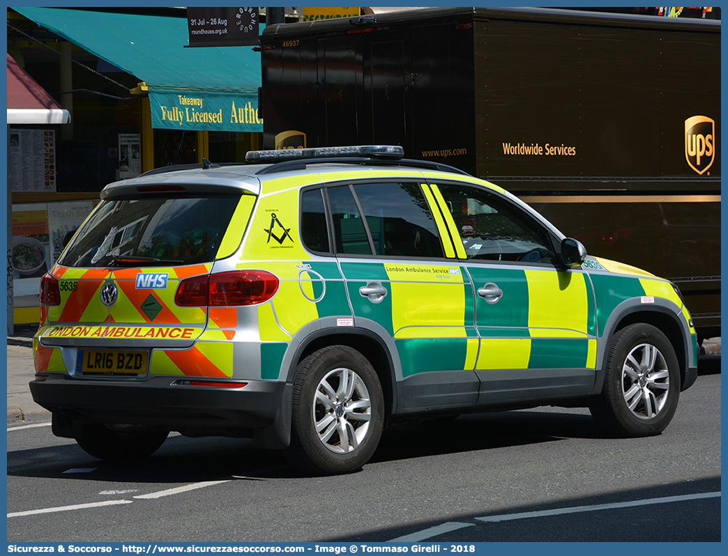 5635
United Kingdom of Great Britain and Northern Ireland
London Ambulance Service
Volkswagen Tiguan I generation facelift
Parole chiave: United;Kingdom;Great;Britain;Northern;Ireland;London;Ambulance;Service;RRV;R.R.V.;Rapid;Response;Vehicle;Unit;Volkswagen;Tiguan