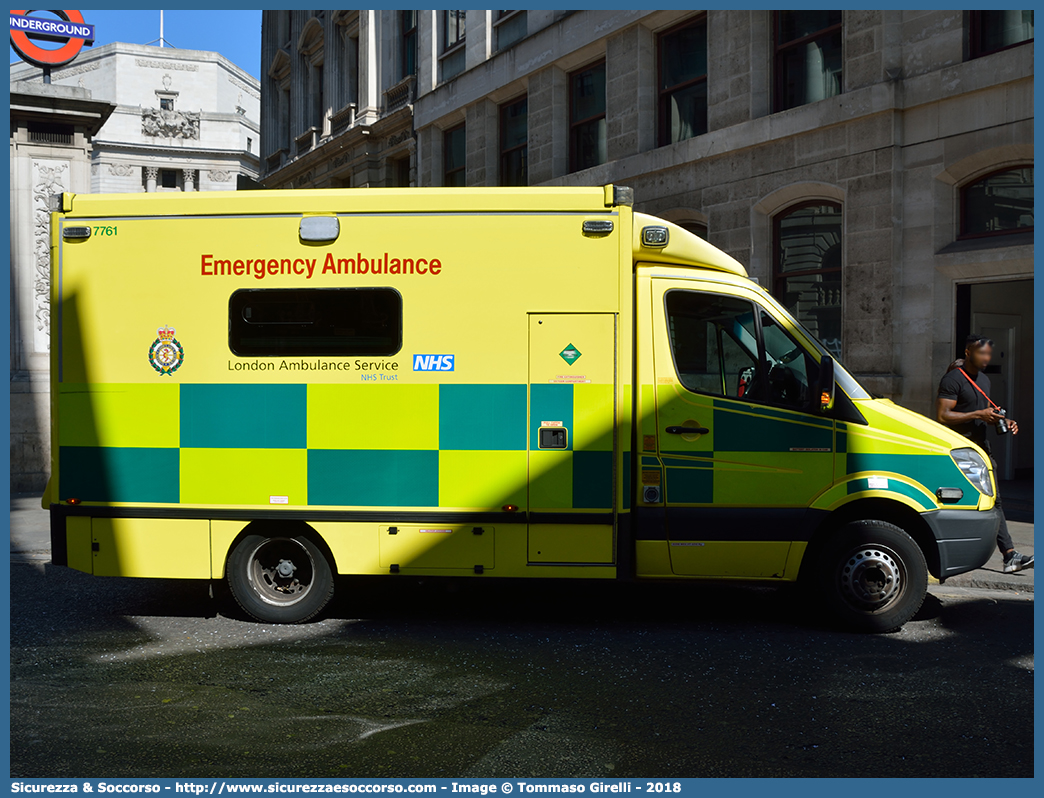 7761
United Kingdom of Great Britain and Northern Ireland
London Ambulance Service
Mercedes Benz Sprinter II generation
Conversion by UV Modular
Parole chiave: United;Kingdom;Great;Britain;Northern;Ireland;London;Ambulance;Service;Mercedes Benz;Sprinter;UV;Modular