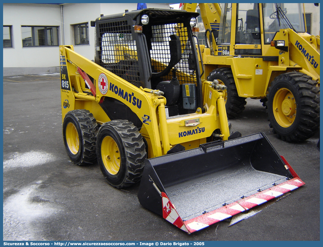 -
Croce Rossa Italiana
Servizio Emergenze
Komatsu SK 815
Parole chiave: CRI;C.R.I.;Croce;Rossa;Italiana;Servizio;Emergenze;Komatsu;SK;815