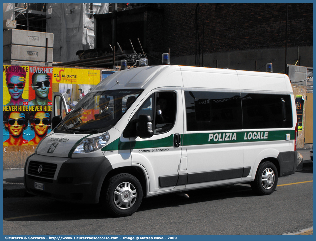 -
Polizia Locale
Comune di Rozzano
Fiat Ducato III serie
Allestitore Bertazzoni S.r.l.
Parole chiave: PL;P.L.;PM;P.M.;Polizia;Locale;Municipale;Rozzano;Fiat;Ducato;X250;Bertazzoni