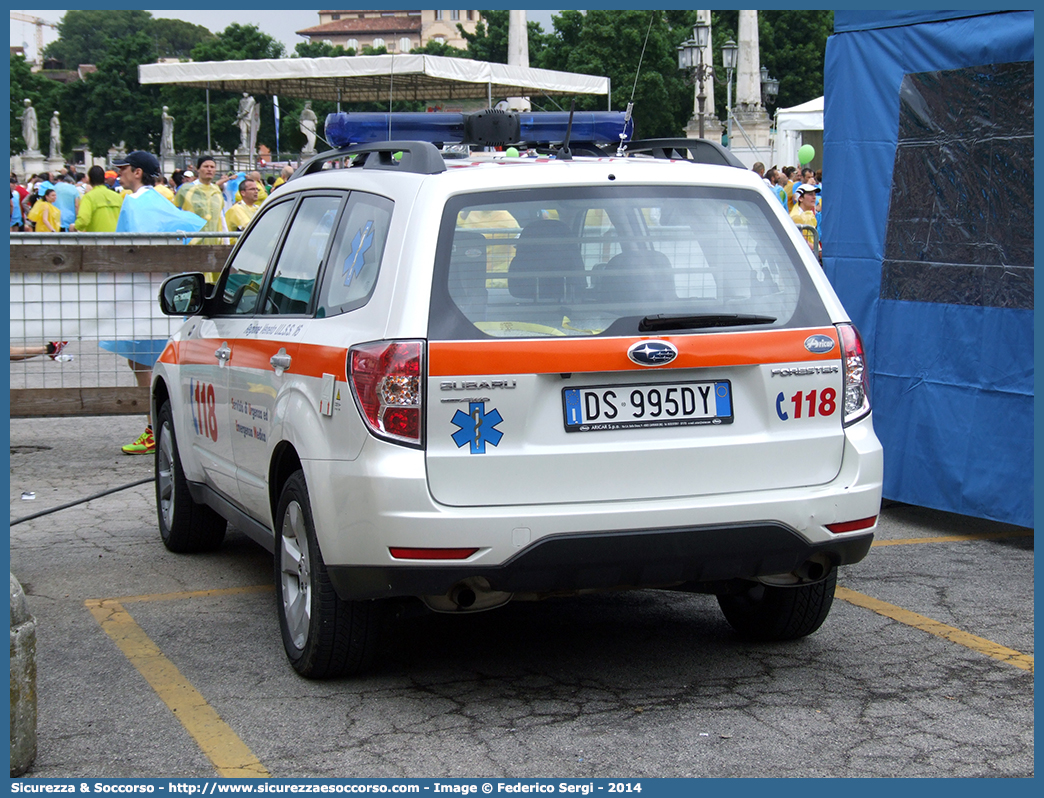 21
SUEM 118 Padova
Azienda ULSS 6 - Euganea
Padova
Subaru Forester V serie
Allestitore Aricar S.p.A.
Parole chiave: 118;SUEM;Padova;Subaru;Forester;Aricar