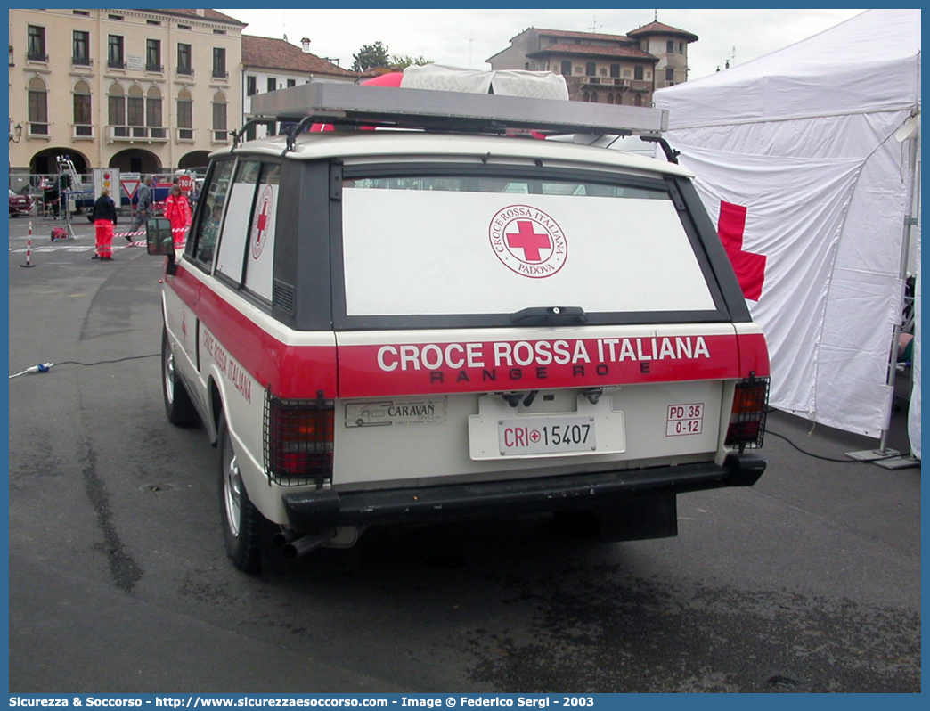 CRI 15407
Croce Rossa Italiana
Padova
Land Rover Range Rover
Parole chiave: CRI;C.R.I.;Croce;Rossa;Italiana;Land;Rover;Range;Rover;Padova