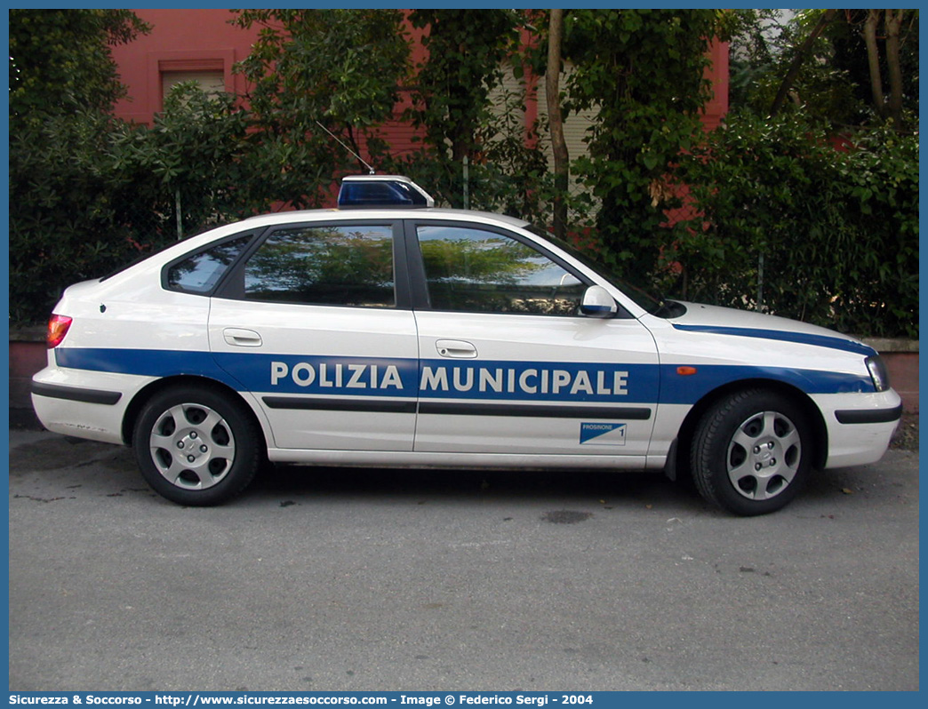 -
Polizia Municipale
Comune di Frosinone
Hyundai Elantra GL Hatchback III serie
Parole chiave: PL;P.L.;PM;P.M.;Polizia;Locale;Municipale;Frosinone;Hyundai;Elantra;GL;Hatchback