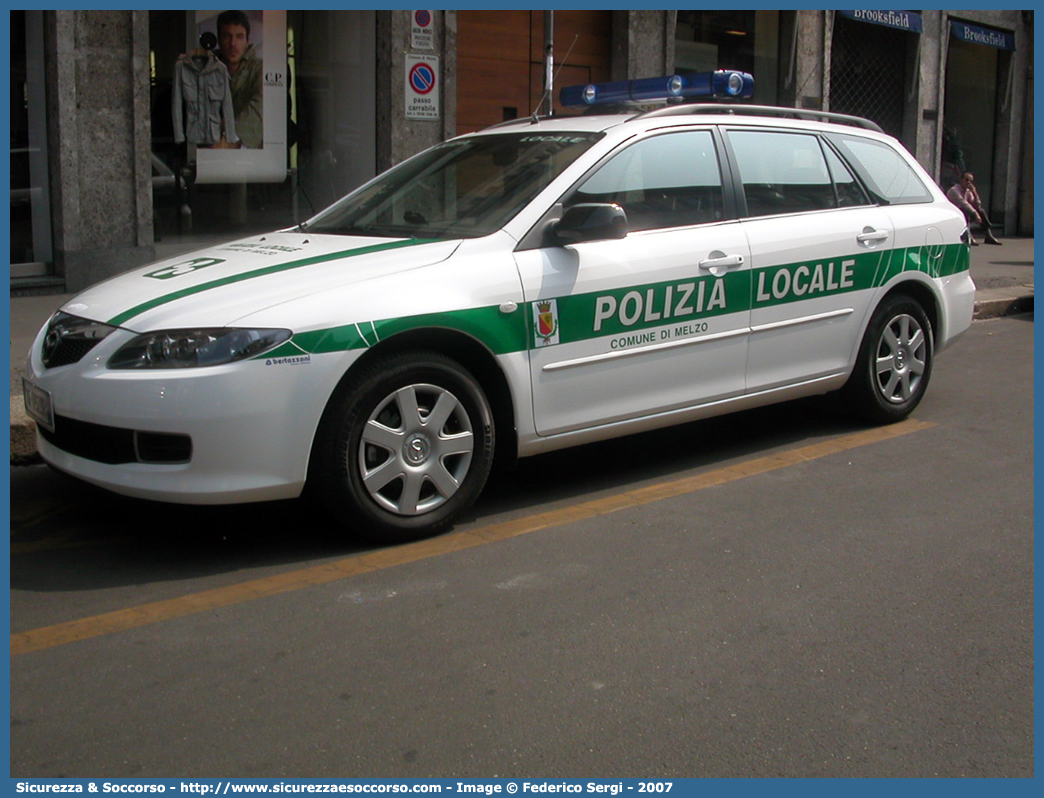 -
Polizia Locale
Comune di Melzo
Mazda 6 Wagon I serie
Allestitore Bertazzoni S.r.l.
Parole chiave: PL;P.L.;PM;P.M.;Polizia;Locale;Municipale;Melzo;Mazda;6;Wagon;Bertazzoni