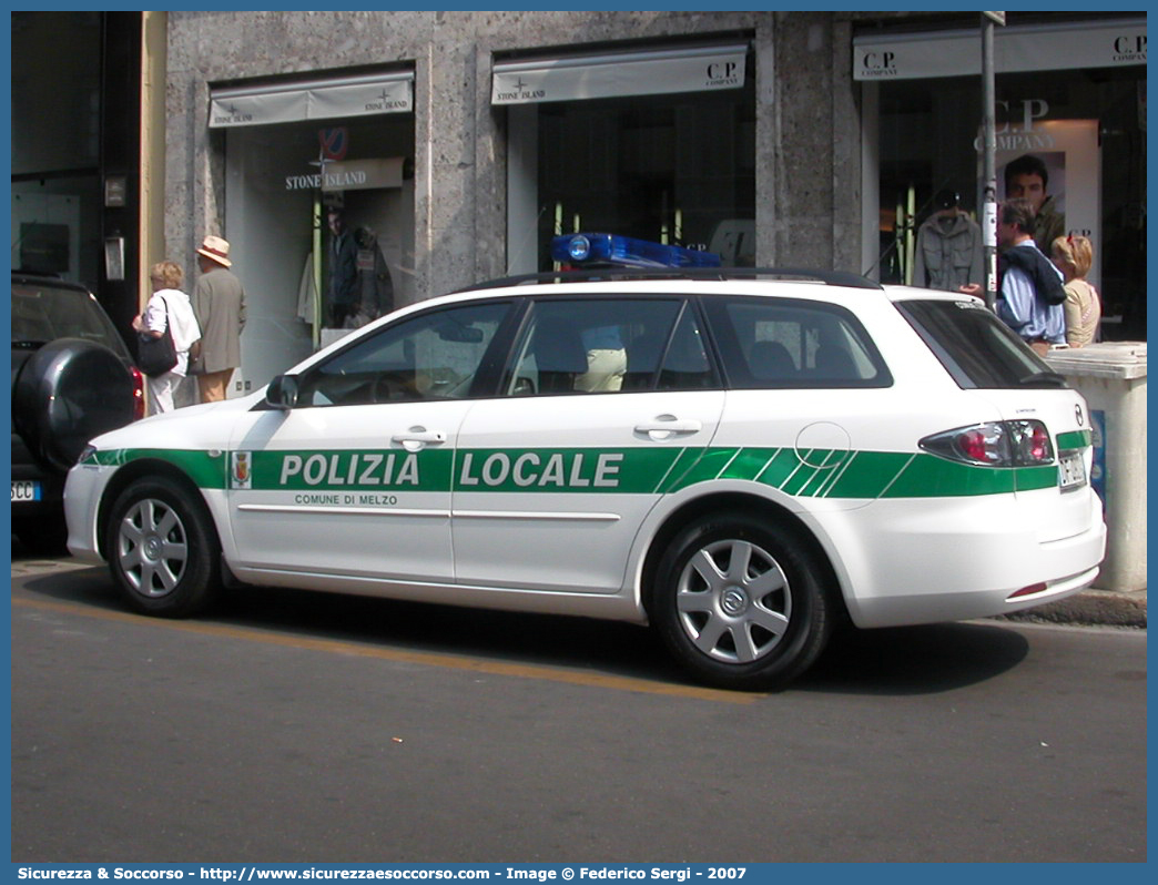 -
Polizia Locale
Comune di Melzo
Mazda 6 Wagon I serie
Allestitore Bertazzoni S.r.l.
Parole chiave: PL;P.L.;PM;P.M.;Polizia;Locale;Municipale;Melzo;Mazda;6;Wagon;Bertazzoni