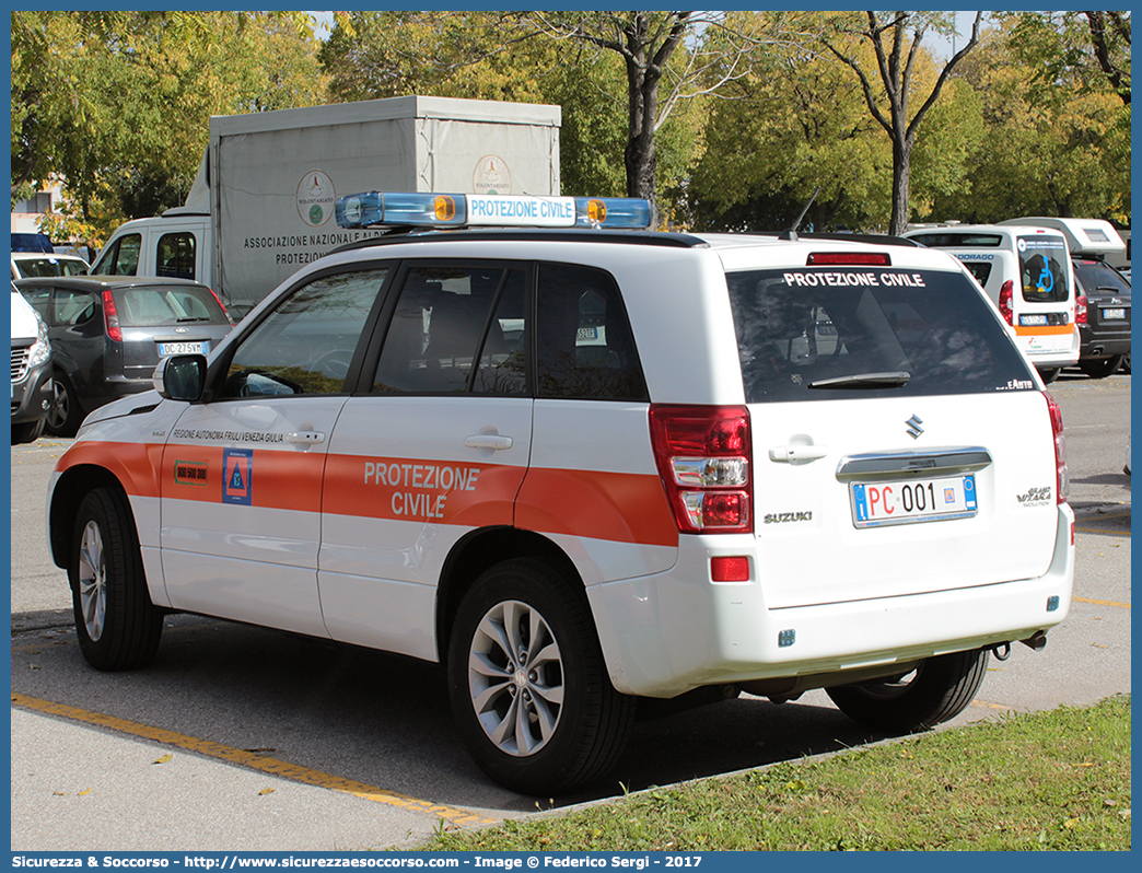 PC 001
Regione Friuli Venezia Giulia
Suzuki Grand Vitara III serie restyling
Parole chiave: PC;P.C.;Protezione;Civile;Friuli;Venezia Giulia;Suzuki;Grand;Vitara