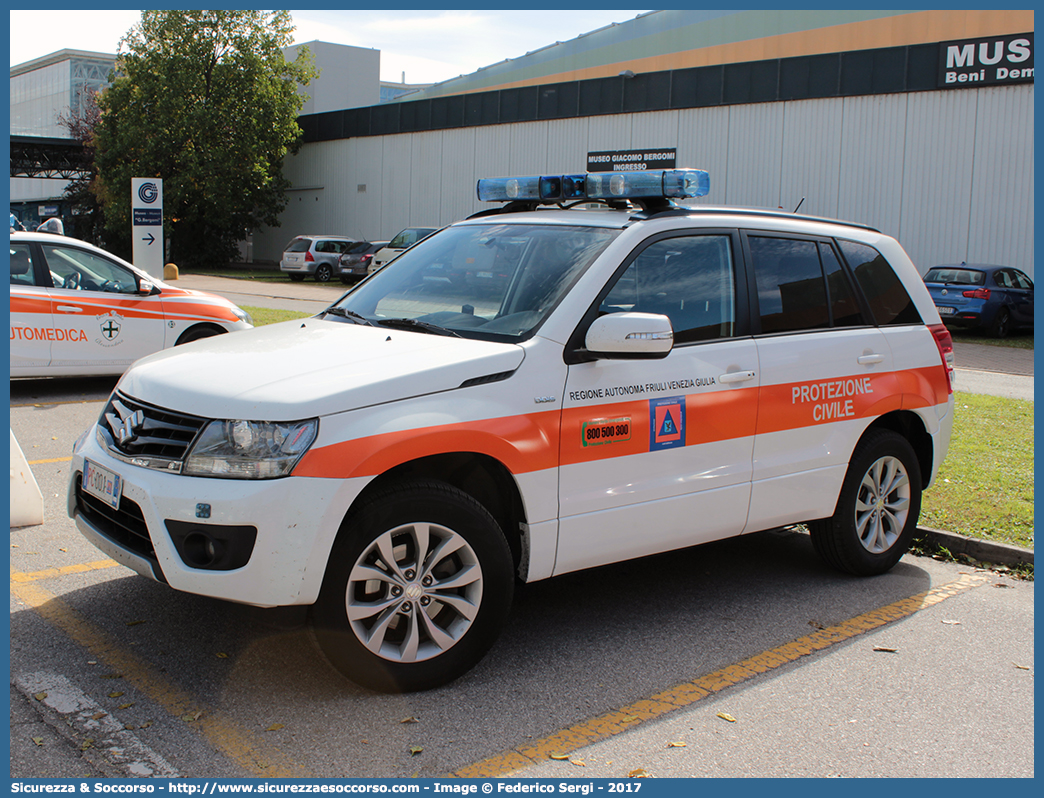 PC 001
Regione Friuli Venezia Giulia
Suzuki Grand Vitara III serie restyling
Parole chiave: PC;P.C.;Protezione;Civile;Friuli;Venezia Giulia;Suzuki;Grand;Vitara