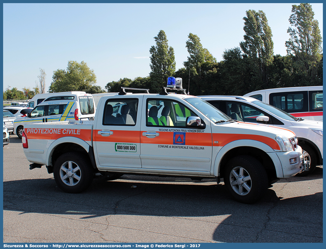 -
Regione Friuli Venezia Giulia
Comune di Montereale Valcellina
Isuzu D-Max I serie
Parole chiave: PC;P.C.;Protezione;Civile;Friuli;Venezia Giulia;Montereale;Valcellina;Isuzu;D-Max;DMax