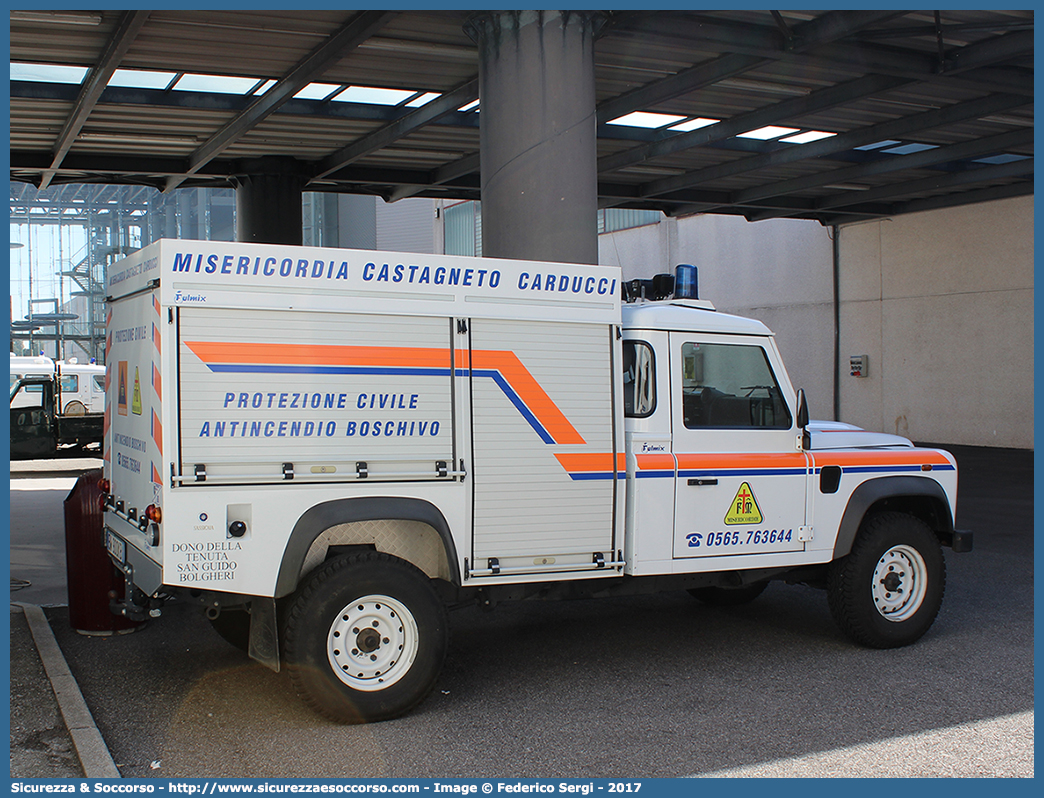 -
Misericordia di Castagneto Carducci
Land Rover Defender 110
Allestitore Fulmix S.a.s.
Parole chiave: Misericordie;Misericordia;Castagneto Carducci;Land Rover;Defender;110;Fulmix