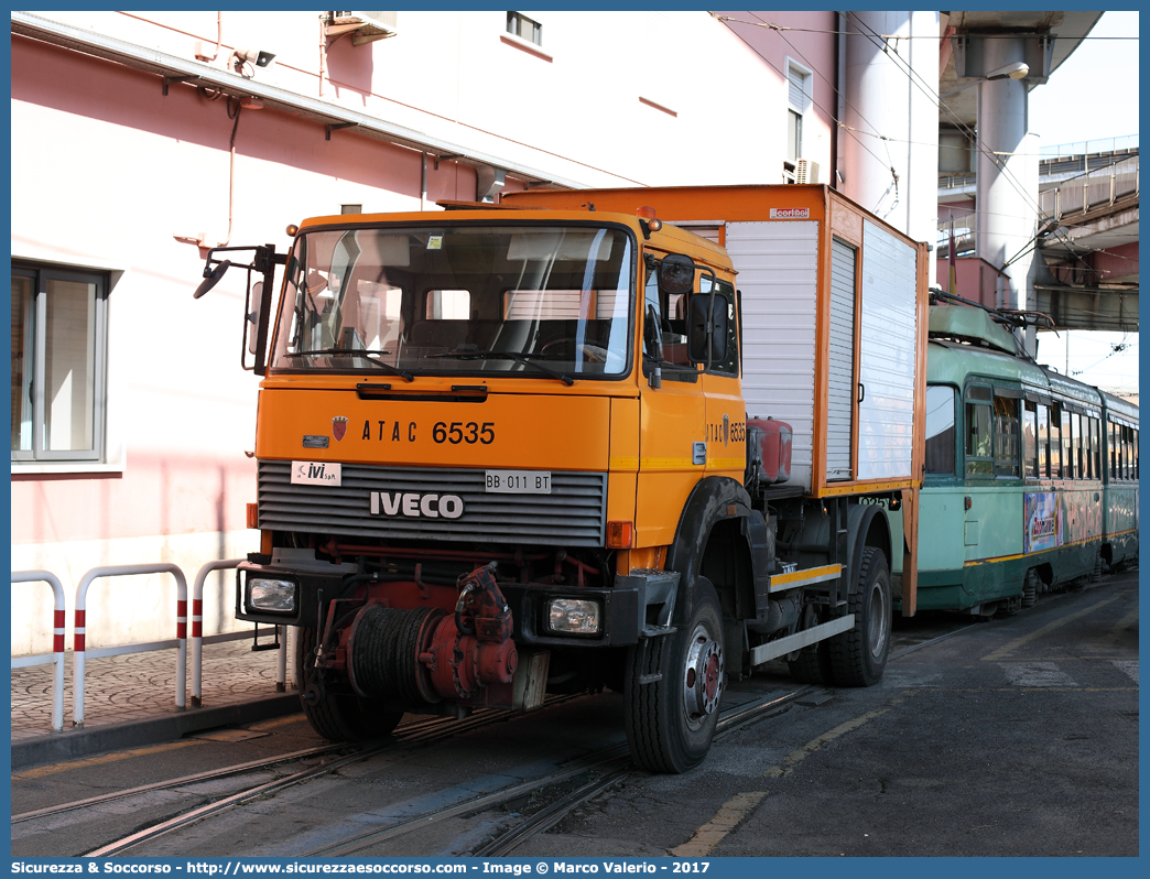 6535
ATAC S.p.A.
Iveco 330F35
Allestitore SIVI S.p.A.
Parole chiave: ATAC;Soccorso;Bus;Tram;Iveco;330F35;SIVI