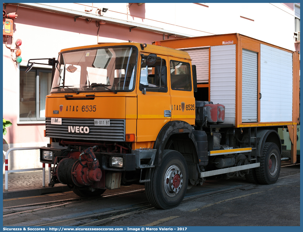 6535
ATAC S.p.A.
Iveco 330F35
Allestitore SIVI S.p.A.
Parole chiave: ATAC;Soccorso;Bus;Tram;Iveco;330F35;SIVI