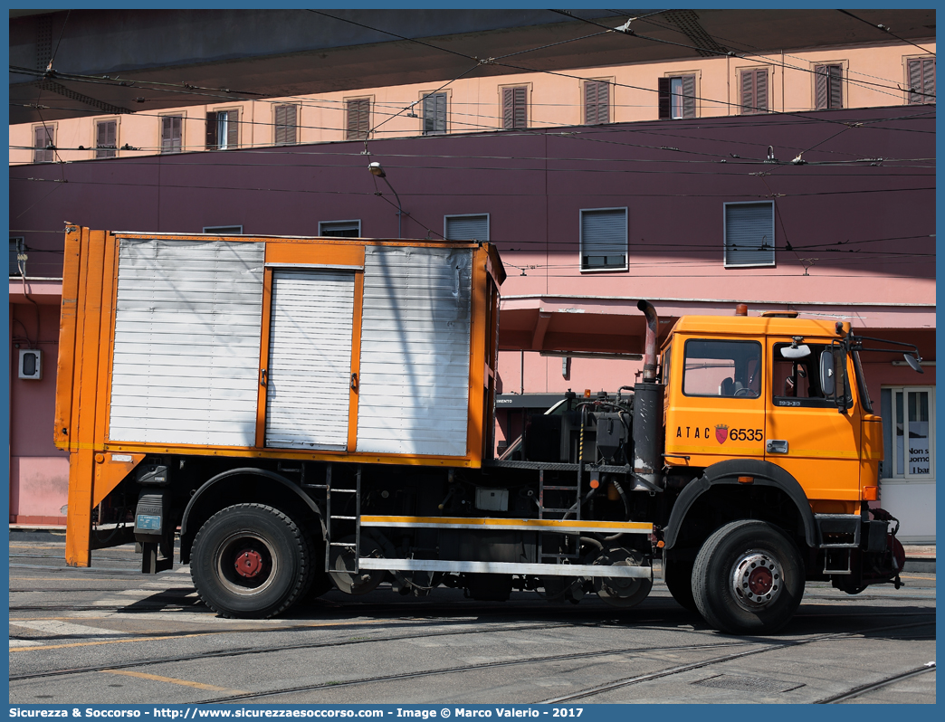 6535
ATAC S.p.A.
Iveco 330F35
Allestitore SIVI S.p.A.
Parole chiave: ATAC;Soccorso;Bus;Tram;Iveco;330F35;SIVI