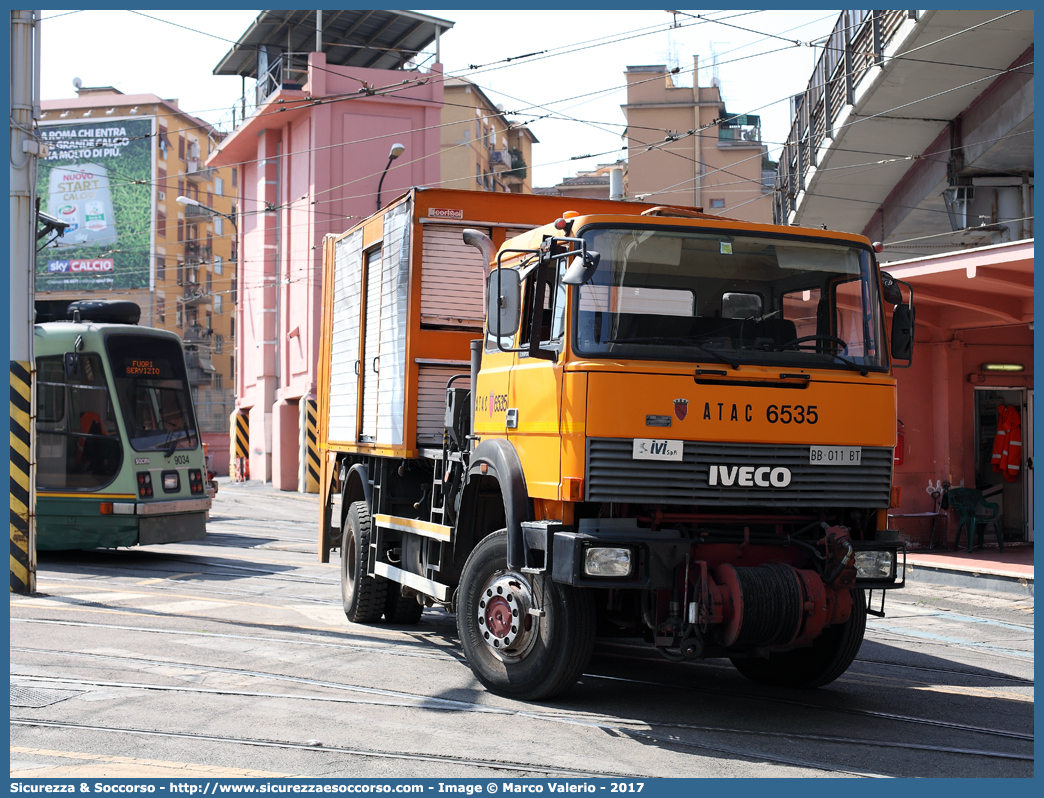 6535
ATAC S.p.A.
Iveco 330F35
Allestitore SIVI S.p.A.
Parole chiave: ATAC;Soccorso;Bus;Tram;Iveco;330F35;SIVI