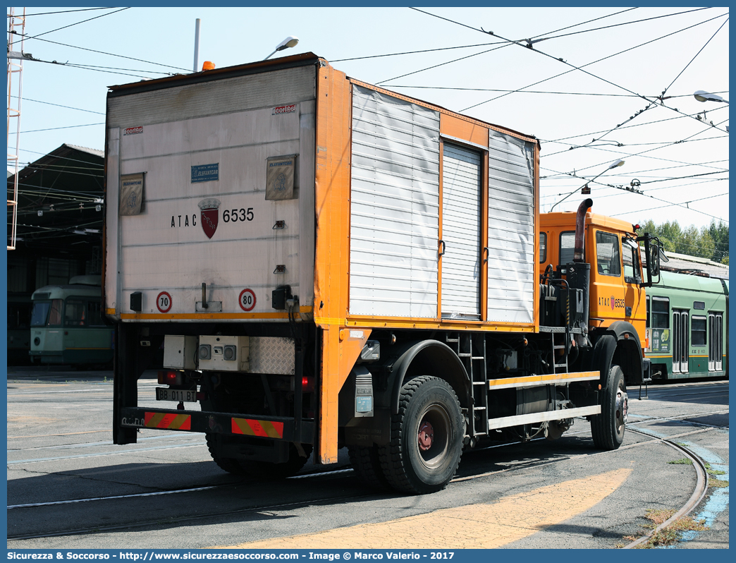 6535
ATAC S.p.A.
Iveco 330F35
Allestitore SIVI S.p.A.
Parole chiave: ATAC;Soccorso;Bus;Tram;Iveco;330F35;SIVI