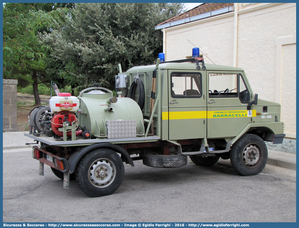 OR - 042
Polizia Rurale
Compagnia Barracellare
Comune di Tresnuraghes
Bremach GR 3.5 4x4
Parole chiave: Polizia;Rurale;Barracelli;Compagnia;Barracellare;Bremach;GR;3.5;Tresnuraghes