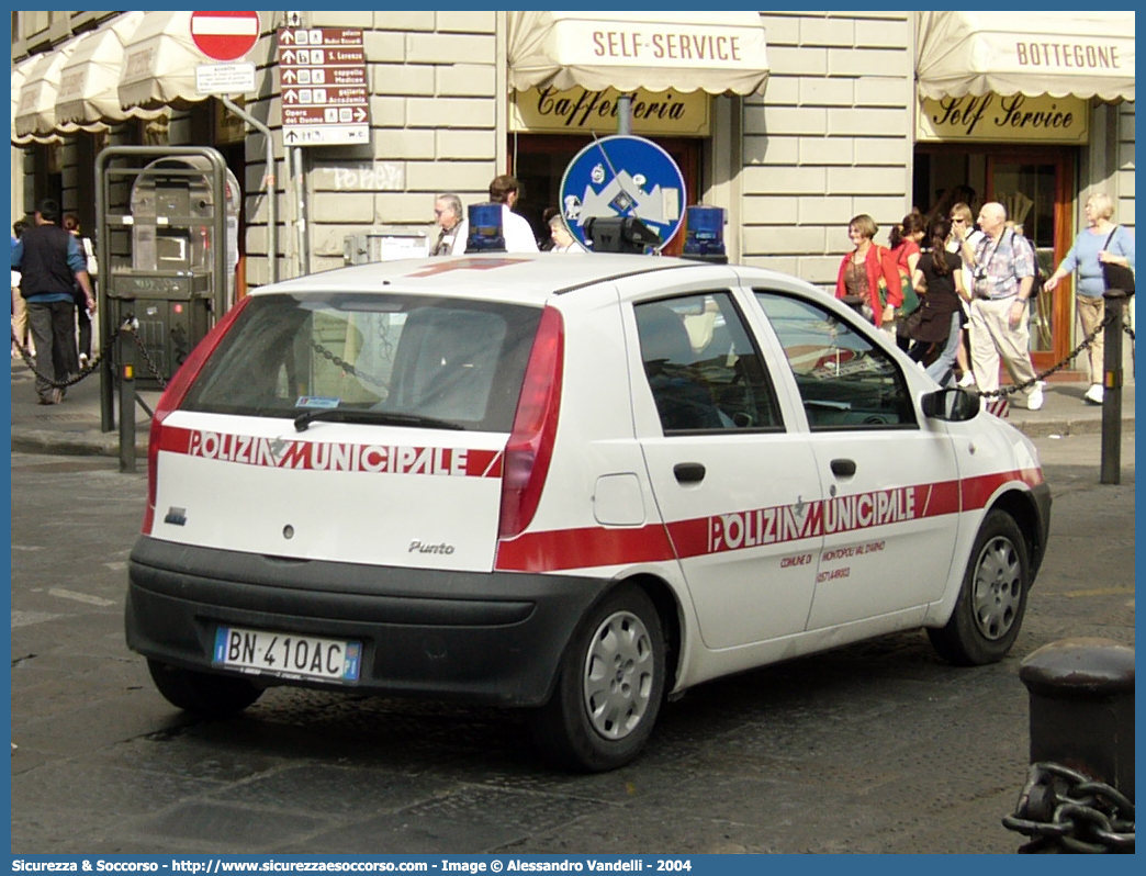 -
Polizia Municipale
Comune di Montopoli Valdarno
Fiat Punto II serie
Parole chiave: PL;P.L.;PM;P.M.;Polizia;Locale;Municipale;Montopoli;Valdarno;Fiat;Punto