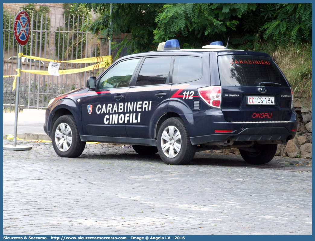 CC CS194
Arma dei Carabinieri
Centro e Nuclei Cinofili
Subaru Forester V serie
Allestitore Elevox S.r.l.
Parole chiave: CC;C.C.;Arma;Carabinieri;Centro;Nuclei;Nucleo;Cinofili;Subaru;Forester;Elevox