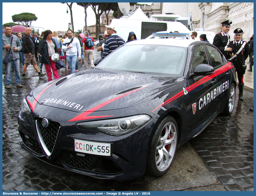 CC DK555
Arma dei Carabinieri
Alfa Romeo Nuova Giulia Quadrifoglio
Parole chiave: CC;C.C.;Arma;dei;Carabinieri;Alfa;Romeo;Nuova;Giulia;Quadrifoglio