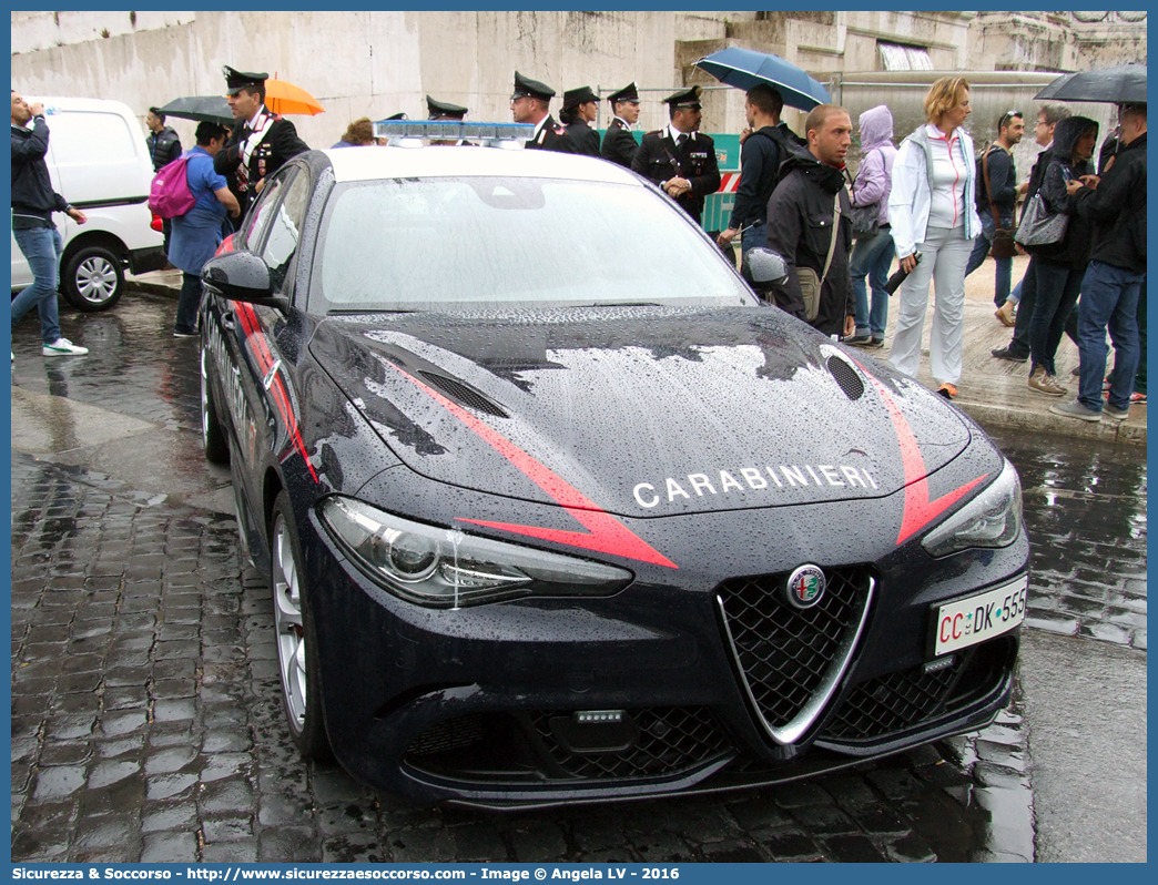 CC DK555
Arma dei Carabinieri
Alfa Romeo Nuova Giulia Quadrifoglio
Parole chiave: CC;C.C.;Arma;dei;Carabinieri;Alfa;Romeo;Nuova;Giulia;Quadrifoglio