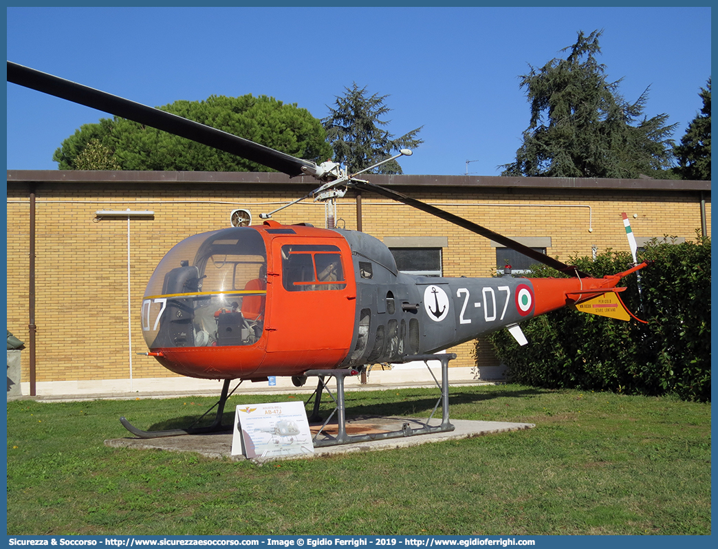 MM80360 2-07
Marina Militare Italiana
Agusta-Bell 47J.3 ASW
Parole chiave: MMI;M.M.I.;Marina;Militare;Italiana;Agusta;Bell;AB;47J;ASW