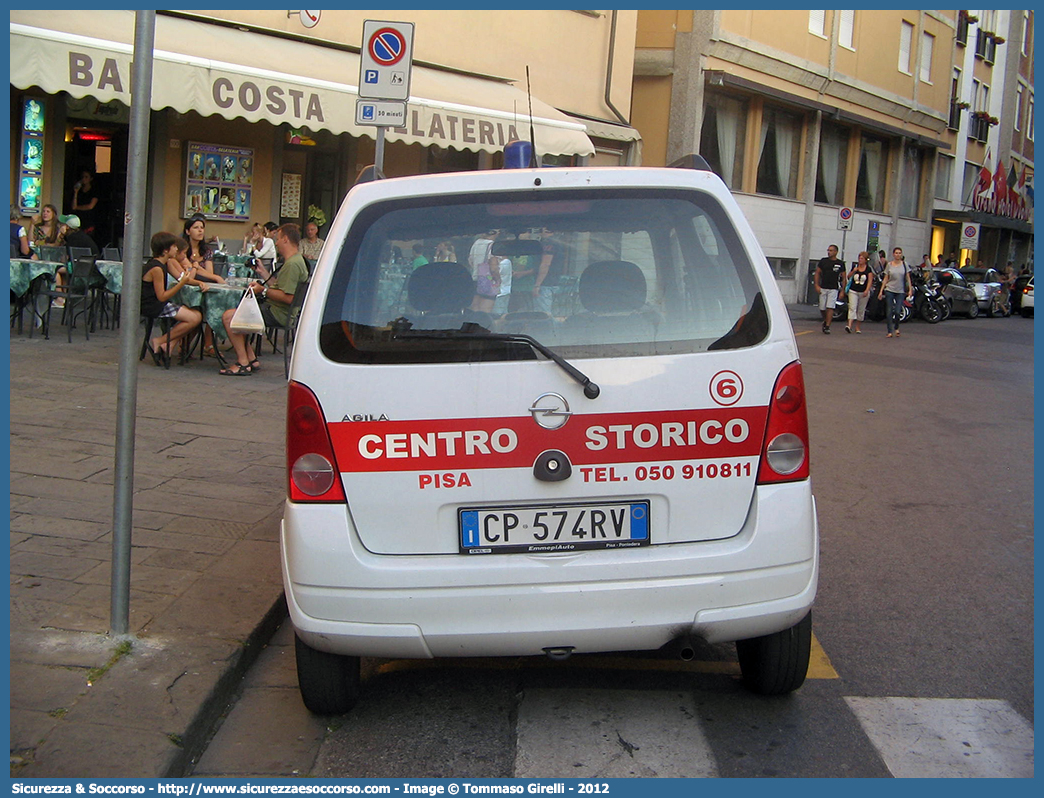 -
Polizia Municipale
Comune di Pisa
Opel Agila I serie
Parole chiave: PL;P.L.;PM;P.M.;Polizia;Locale;Municipale;Pisa;Opel;Agila