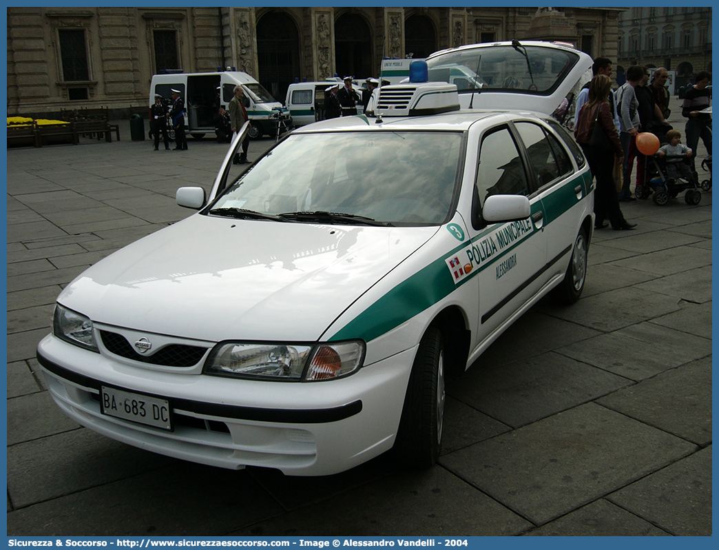 -
Polizia Municipale
Comune di Alessandria
Nissan Almera I serie hatchback
Parole chiave: PL;P.L.;PM;P.M.;Polizia;Locale;Municipale;Alessandria;Nissan;Almera;hatchback