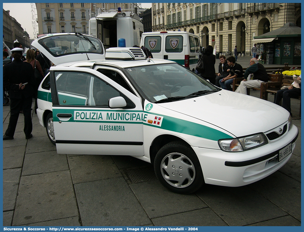 -
Polizia Municipale
Comune di Alessandria
Nissan Almera I serie hatchback
Parole chiave: PL;P.L.;PM;P.M.;Polizia;Locale;Municipale;Alessandria;Nissan;Almera;hatchback