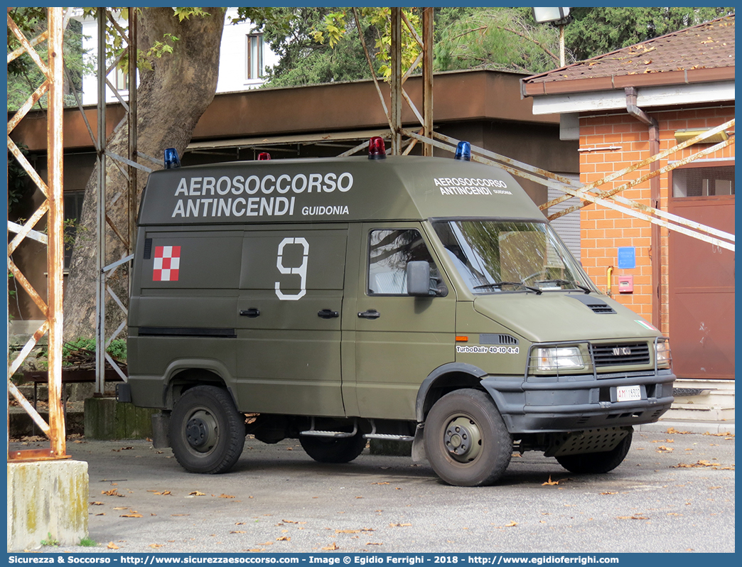 AM 18302
Aeronautica Militare Italiana
Servizio Antincendio
Iveco;Daily 40-10 4x4 II serie
Parole chiave: AMI;A.M.I.;Aeronautica;Militare;Italiana;Servizio;Antincendio;Iveco;Daily;40-10;40.10;4x4