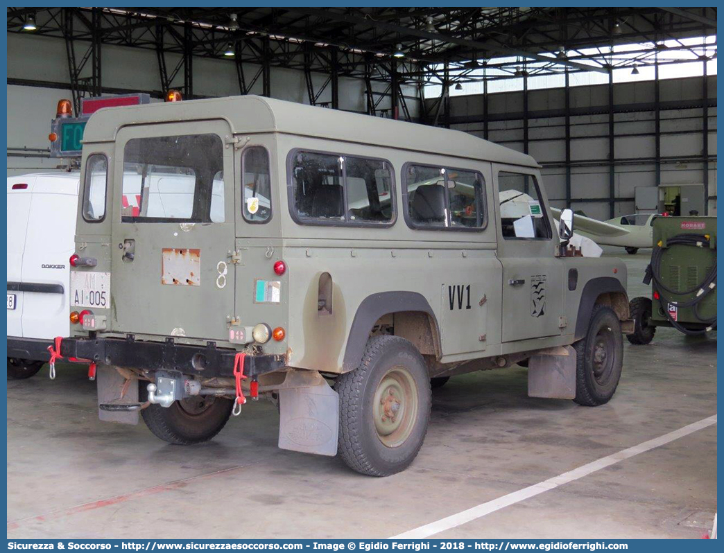 AM AI005
Aeronautica Militare Italiana
Sicurezza Volo
Land Rover Defender 110
Parole chiave: AMI;A.M.I.;Aeronautica;Militare;Italiana;Servizio;Antincendio;Land;Rover;Defender;110;Sicurezza;Volo