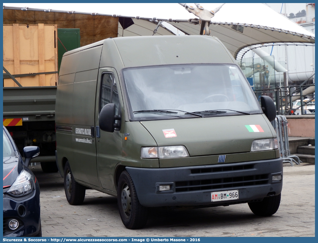 AM BM966
Aeronautica Militare Italiana
Fiat Ducato II serie
Parole chiave: AMI;A.M.I.;Aeronautica;Militare;Italiana;Fiat;Ducato