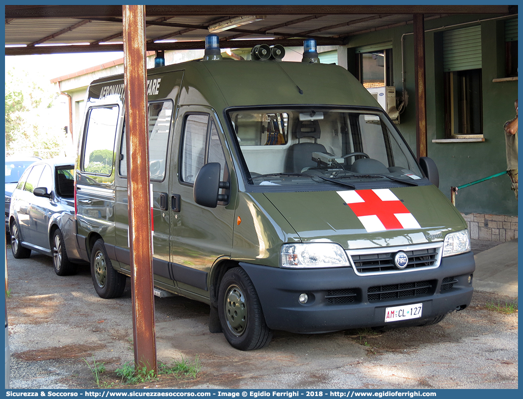 AM CL127
Aeronautica Militare Italiana
Servizio Sanitario
Fiat Ducato II serie restyling
Allestitore Bollanti S.r.l.
Parole chiave: AMI;A.M.I.;Aeronautica;Militare;Italiana;Servizio;Sanitario;Fiat;Ducato;Bollanti