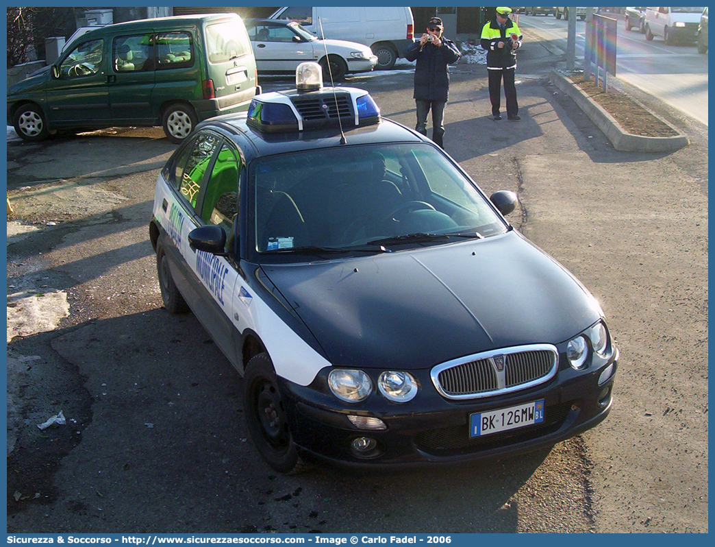 -
Polizia Municipale
Comune di Ponte nelle Alpi
Rover 25
Parole chiave: PL;P.L.;PM;P.M.;Polizia;Locale;Municipale;Ponte;nelle;Alpi;Rover;25