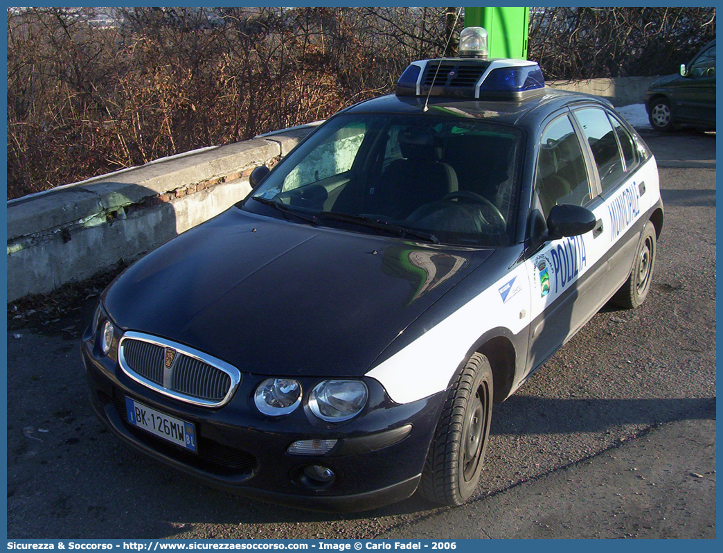 -
Polizia Municipale
Comune di Ponte nelle Alpi
Rover 25
Parole chiave: PL;P.L.;PM;P.M.;Polizia;Locale;Municipale;Ponte;nelle;Alpi;Rover;25