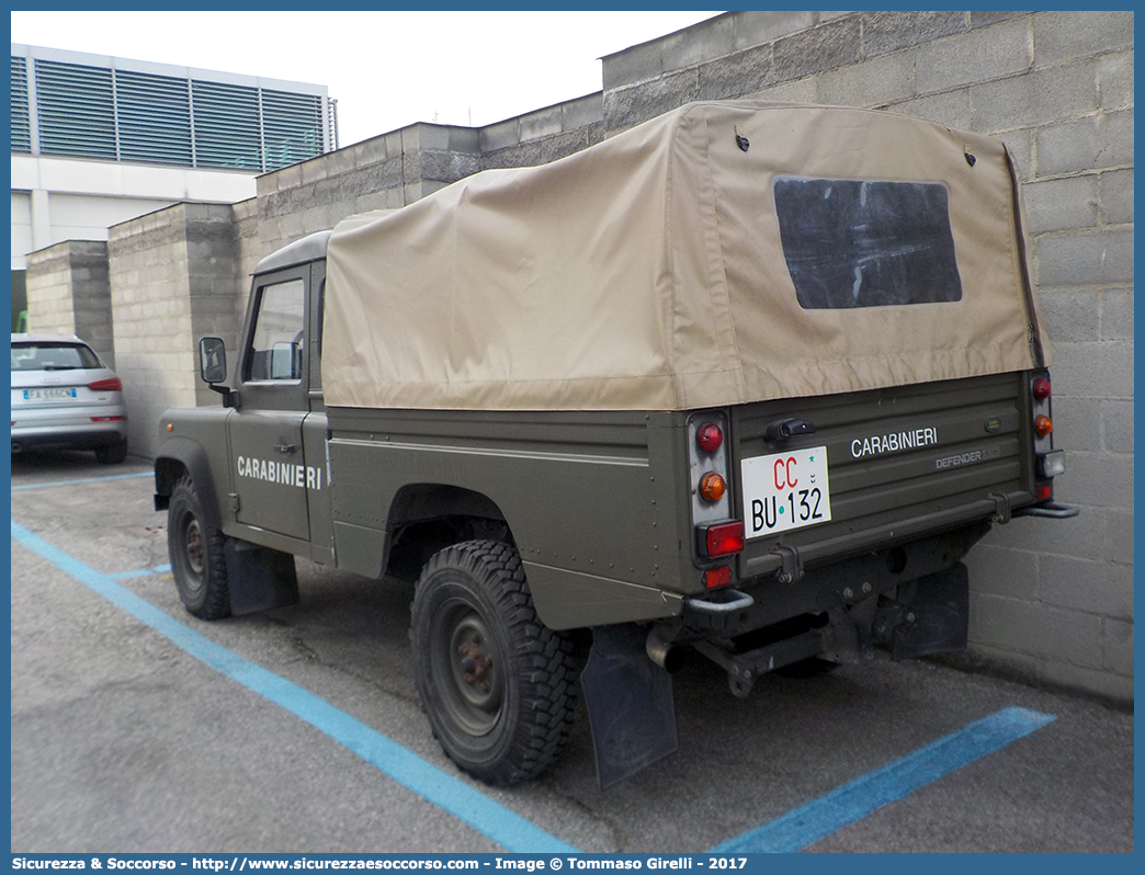 CC BU132
Arma dei Carabinieri
Comando Unità per la Tutela Forestale, 
Ambientale e Agroalimentare
Land Rover Defender 110
Parole chiave: CC;C.C.;Arma;dei;Carabinieri;Comando;Unità;per;la;Tutela;Forestale;Ambientale;Agroalimentare;Land;Rover;Defender;110