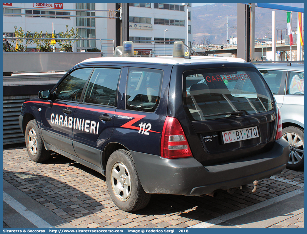 CC BY270
Arma dei Carabinieri
Subaru Forester III serie
Parole chiave: CC;C.C.;Arma;Carabinieri;Subaru;Forester