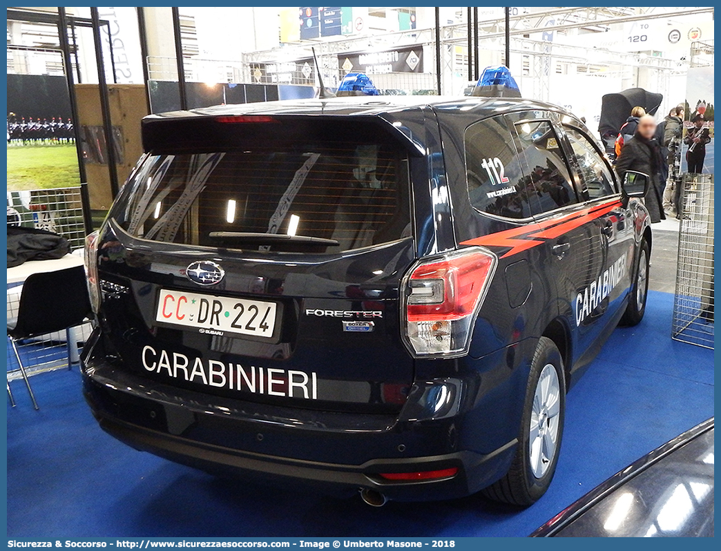 CC DR224
Arma dei Carabinieri
Aliquota di Primo Intervento
Subaru Forester VI serie restyling
Parole chiave: CC;C.C.;Arma;dei;Carabinieri;Nucleo;Radiomobile;Subaru;Forester;API;A.P.I.;Aliquota;Primo;Intervento