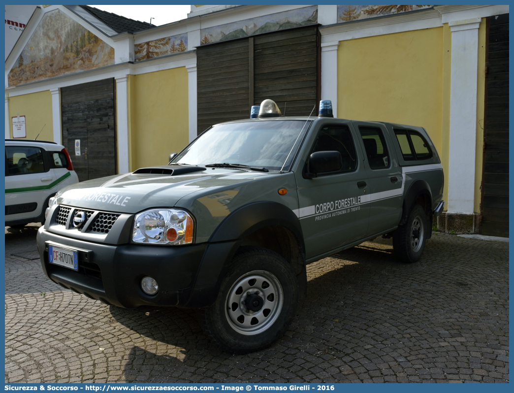 CF H70TN
Corpo Forestale
Provincia Autonoma di Trento
Nissan Navara I serie restyling
Parole chiave: Corpo;Forestale;Trento;CF;C.F.;TN;T.N.;Nissan;Navara