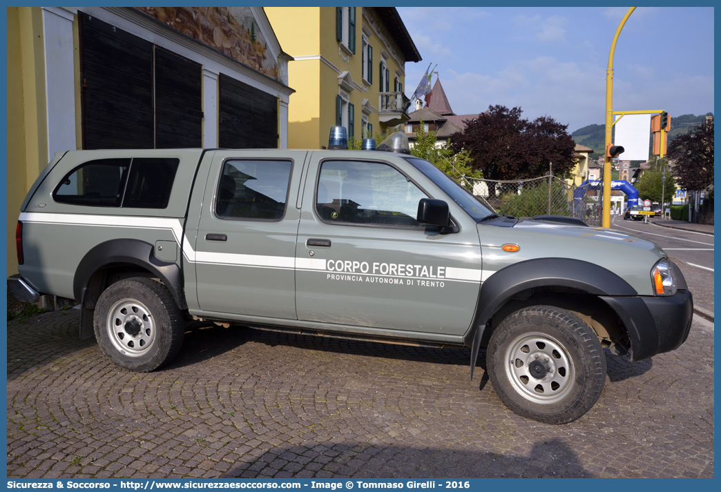 CF H70TN
Corpo Forestale
Provincia Autonoma di Trento
Nissan Navara I serie restyling
Parole chiave: Corpo;Forestale;Trento;CF;C.F.;TN;T.N.;Nissan;Navara