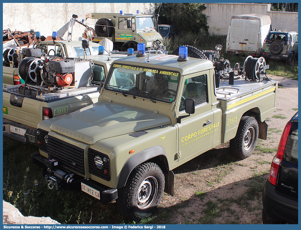 CFva H12 CA
Corpo Forestale
e di Vigilanza Ambientale
Regione Sardegna
Land Rover Defender 130
Parole chiave: CFVA;C.F.V.A.;Corpo;Forestale;Vigilanza;Ambientale;Sardegna;Land Rover;Defender;130