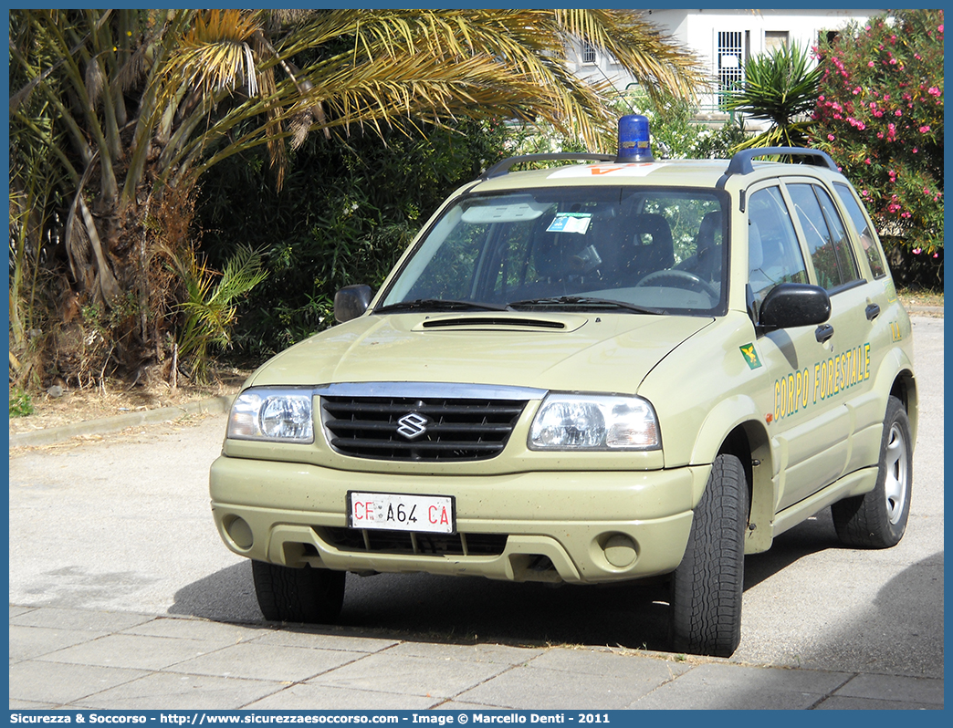 CFva A64 CA
Corpo Forestale
e di Vigilanza Ambientale
Regione Sardegna
Suzuki Grand Vitara II serie
Parole chiave: CFVA;C.F.V.A.;Corpo;Forestale;Vigilanza;Ambientale;Sardegna;Suzuki;Grand;Vitara