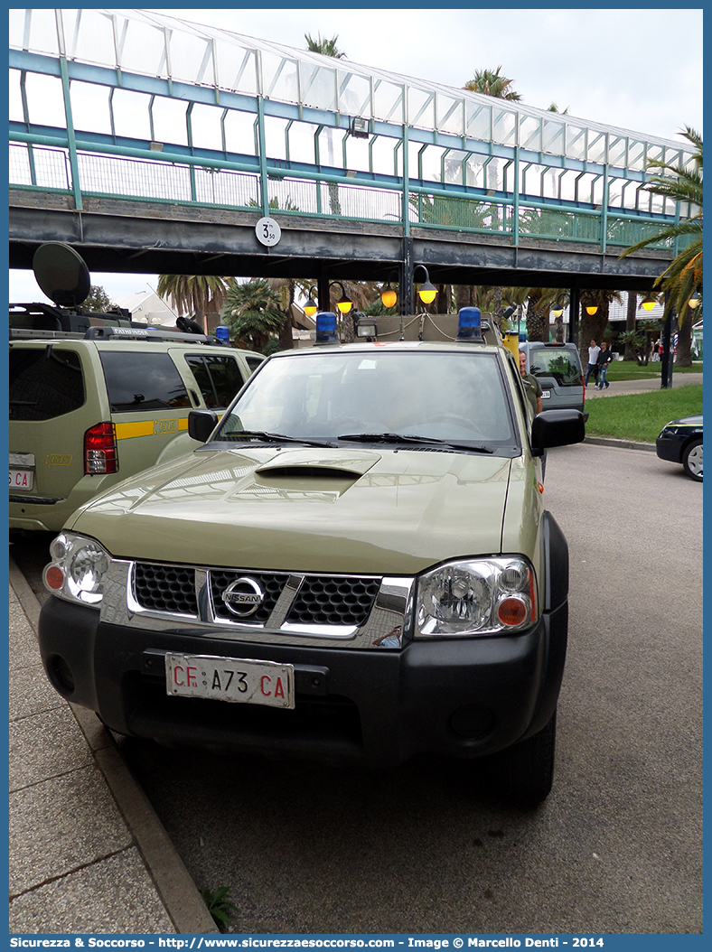 CFva A73 CA
Corpo Forestale
e di Vigilanza Ambientale
Regione Sardegna
Nissan Navara I serie restyling
Allestitore Amatori S.r.l.
Gruppo Analisi e Uso del Fuoco
Mastros de Fogu
Parole chiave: Corpo;Forestale;Vigilanza;Ambientale;Sardegna;CFVA;C.F.V.A.;Nissan;Navara;Gruppo;Analisi;e;Uso;del;Fuoco;Mastros;de;Fogu