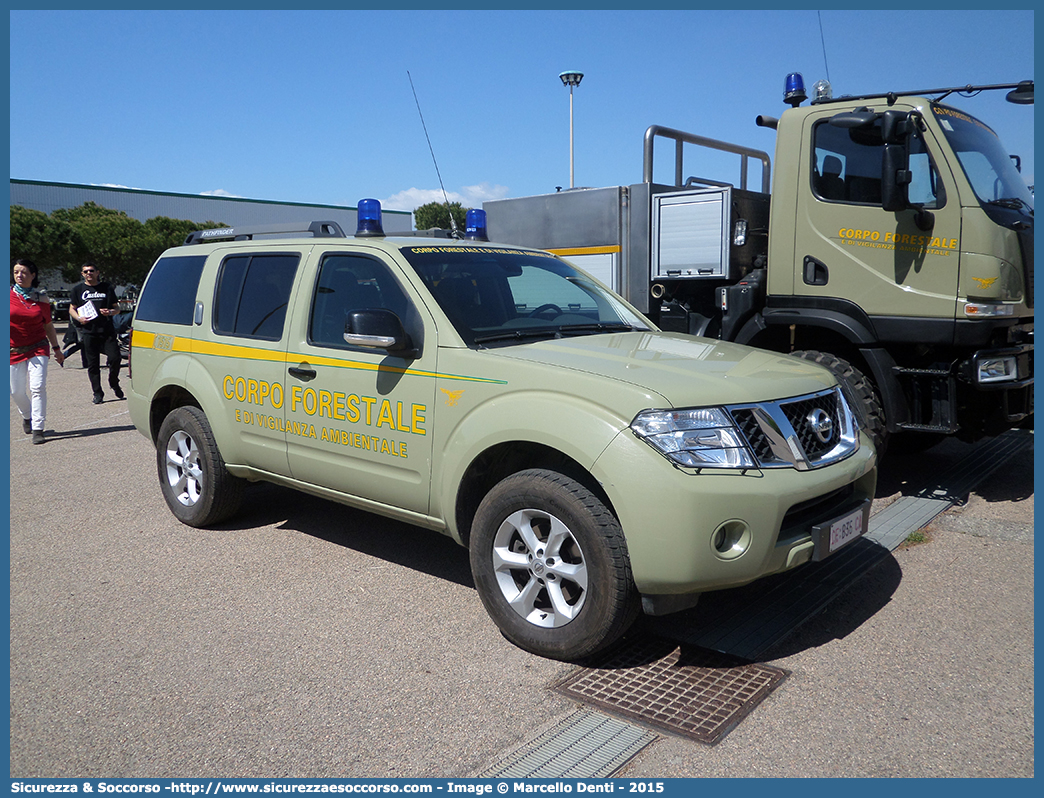 CFva B36 CA
Corpo Forestale
e di Vigilanza Ambientale
Regione Sardegna
Nissan Pathfinder III serie
Allestitore MAVE s.r.l.
Parole chiave: Corpo;Forestale;Vigilanza;Ambientale;Sardegna;CFVA;C.F.V.A.;Nissan;Pathfinder;Mave