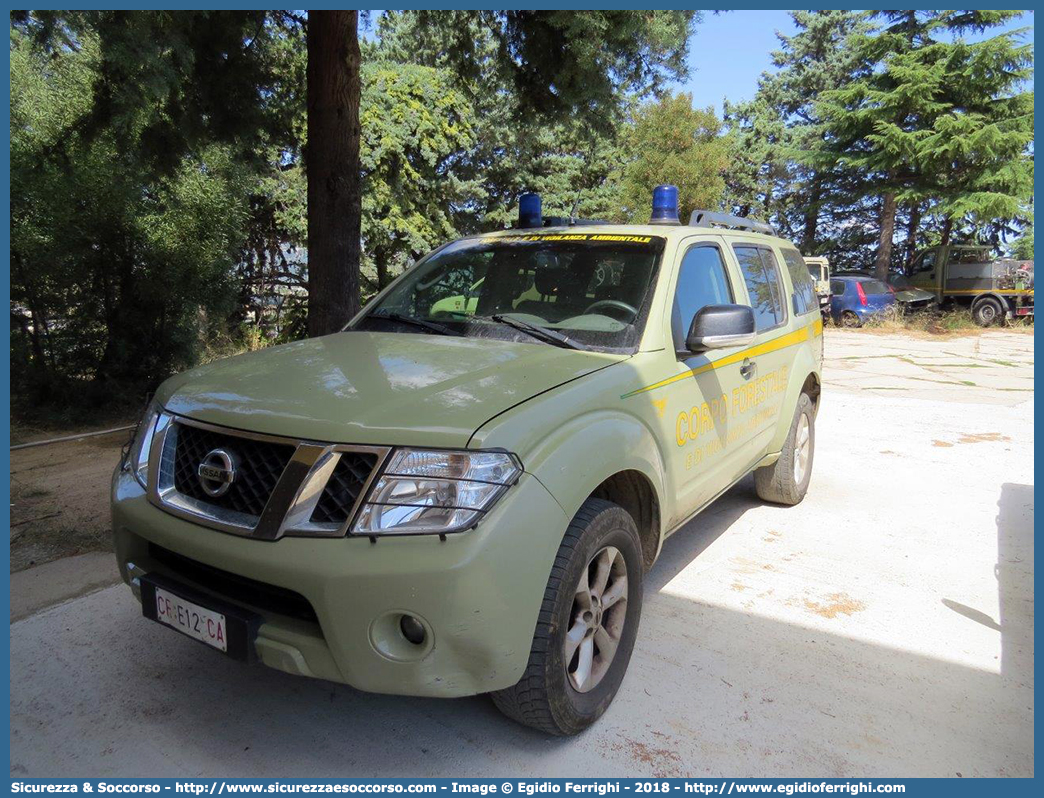 CFva E12 CA
Corpo Forestale
e di Vigilanza Ambientale
Regione Sardegna
Nissan Pathfinder III serie
Allestitore MAVE s.r.l.
Parole chiave: Corpo;Forestale;Vigilanza;Ambientale;Sardegna;CFVA;C.F.V.A.;Nissan;Pathfinder;Mave