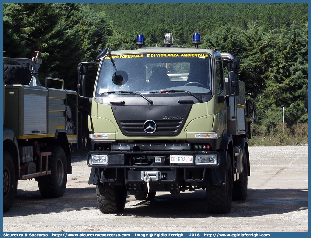 CFva E82 CA
Corpo Forestale
e di Vigilanza Ambientale
Regione Sardegna
Mercedes Benz Unimog U20
Allestitore Amatori S.r.l.
Parole chiave: CFVA;C.F.V.A.;Corpo;Forestale;Vigilanza;Ambientale;Sardegna;Mercedes Benz;Unimog;U20;Amatori