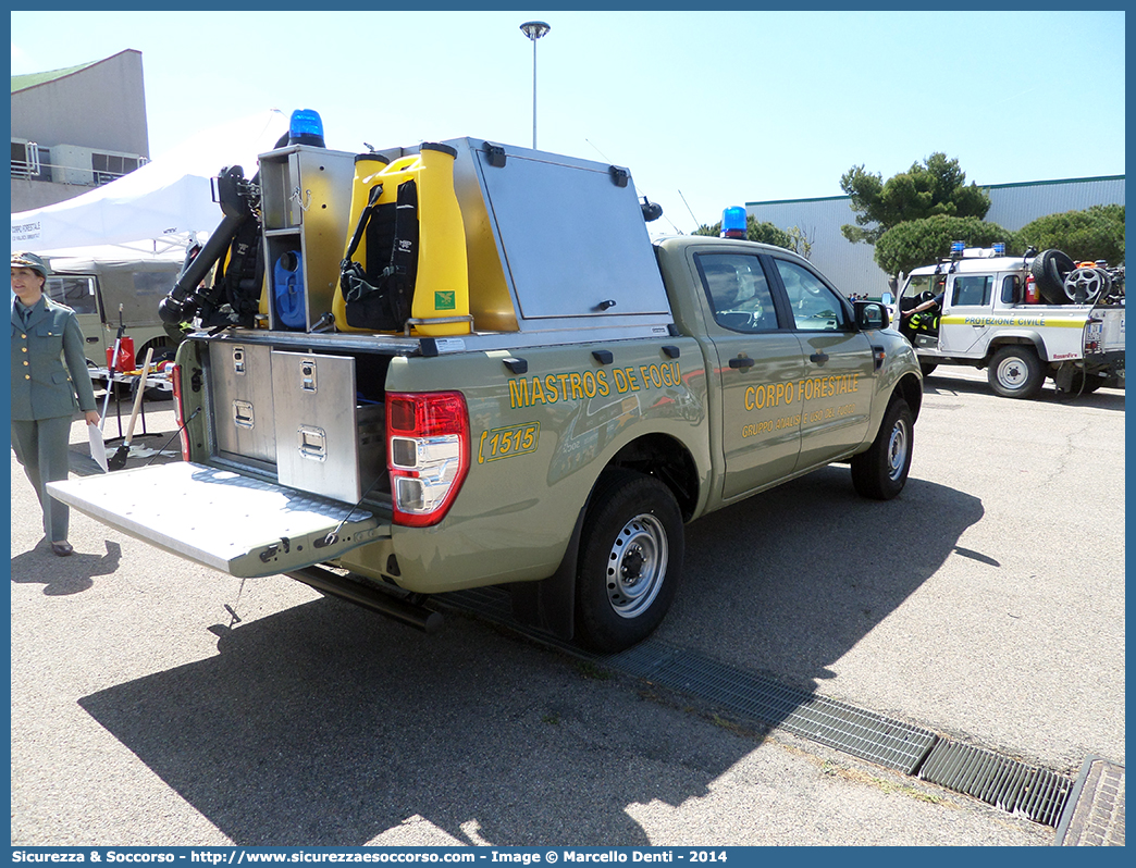 CFva H30 CA
Corpo Forestale
e di Vigilanza Ambientale
Regione Sardegna
Ford Ranger III serie restyling
Allestitore Amatori S.r.l.
Gruppo Analisi e Uso del Fuoco
Mastros de Fogu
Parole chiave: CFVA;C.F.V.A.;Corpo;Forestale;Vigilanza;Ambientale;Sardegna;Ford;Ranger;Gruppo;Analisi;e;Uso;del;Fuoco;Mastros;de;Fogu;Amatori