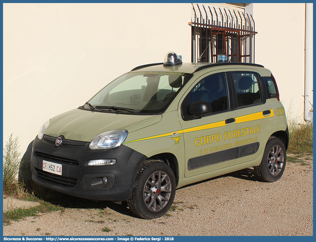 CFva H52 CA
Corpo Forestale
e di Vigilanza Ambientale
Regione Sardegna
Fiat Nuova Panda 4x4 II serie
Parole chiave: CFVA;C.F.V.A.;CF;C.F.;VA;V.A.;Corpo;Forestale;Vigilanza;Ambientale;Sardegna;Fiat;Nuova;Panda;4x4