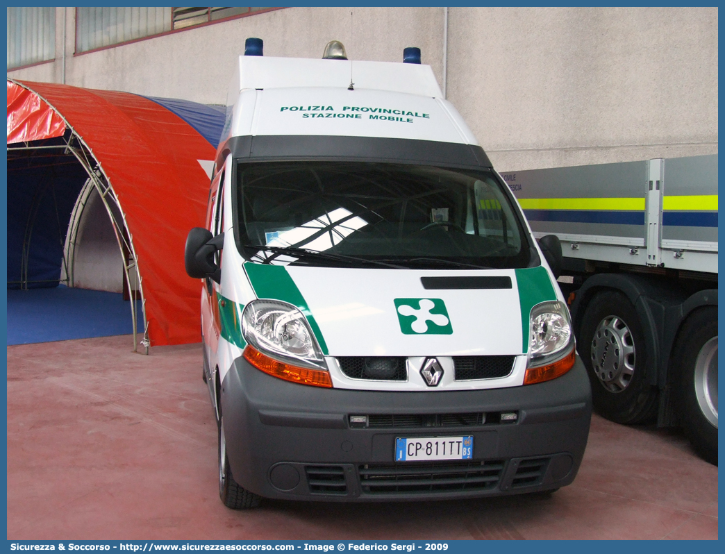 -
Polizia Provinciale
Provincia di Brescia
Renault Trafic III serie
Allestitore OVT S.r.l.
Parole chiave: PL;P.L.;PM;P.M.;PolProv;Pol Prov;Polizia;Locale;Municipale;Provinciale;Brescia;Renault;Trafic;OVT;O.V.T.